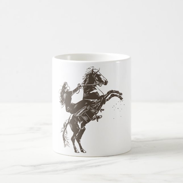 Taza De Café Mujer ecuestre (Centro)