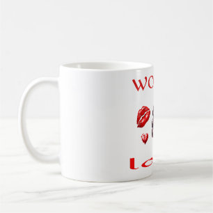 Taza De Café "Mujer enamorada" - Arte del día de San Valentín