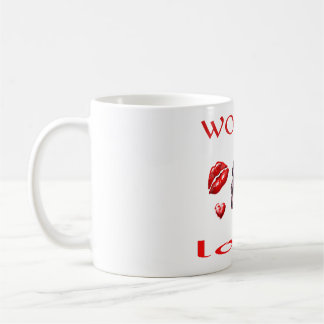 Taza De Café "Mujer enamorada" - Arte del día de San Valentín