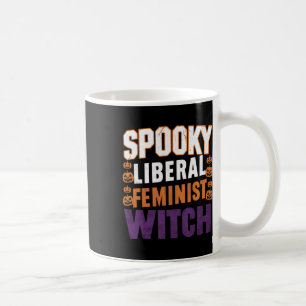Taza De Café Mujer feminista liberal feminista Halloween Femini
