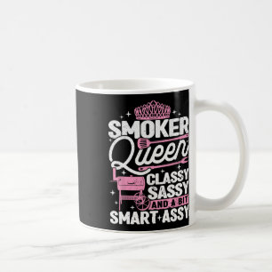 Taza De Café Mujer fumadora Reina Cly Sy Smart Y Fumadora