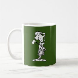 Taza De Café Mujer Golfer Mug