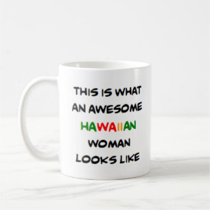 Taza De Café mujer hawaiana, increíble