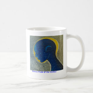 Taza De Café Mujer hecha del cosmos (cabeza) /Mug