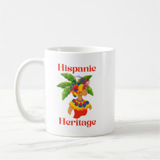 Taza De Café Mujer Hispana Patrimonio Hispano