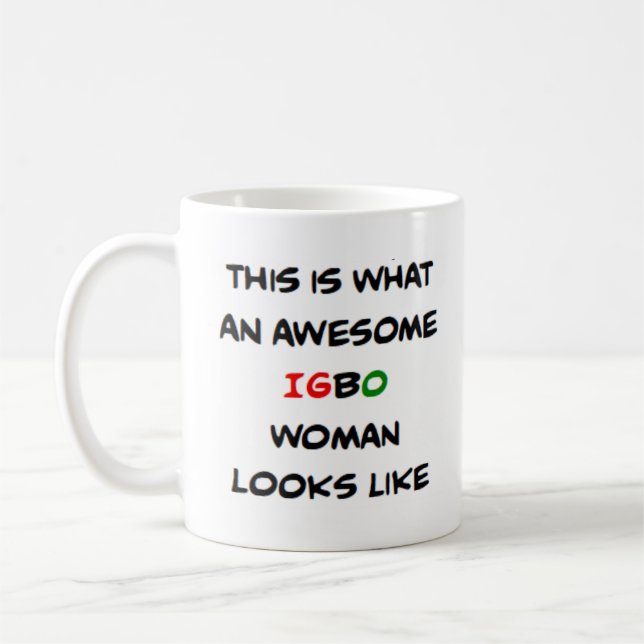 Taza De Café mujer igbo, impresionante (Izquierda)