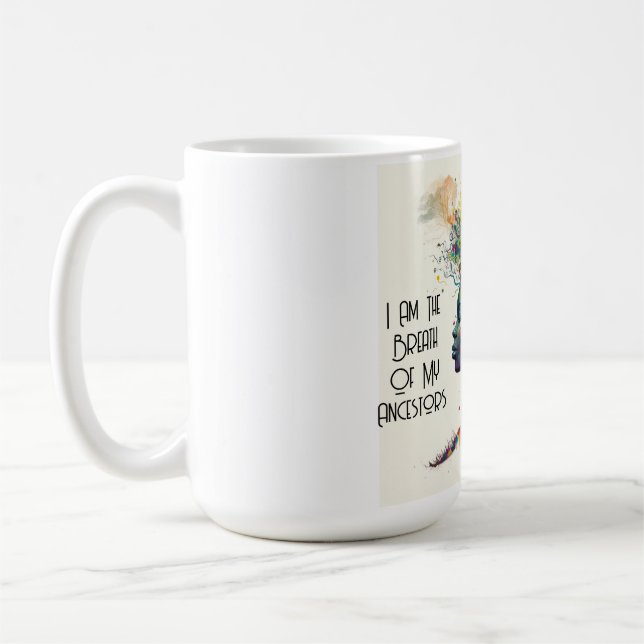 Taza De Café Mujer inspirada Ancestores Mug (Izquierda)