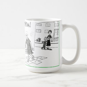 Taza De Café Mujer jubilada mayor que no juega a la competición