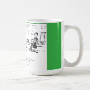 Taza De Café Mujer jubilada mayor que no juega a la competición