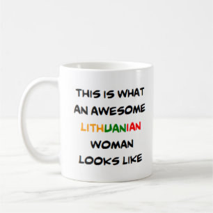 Taza De Café mujer lituana, increíble