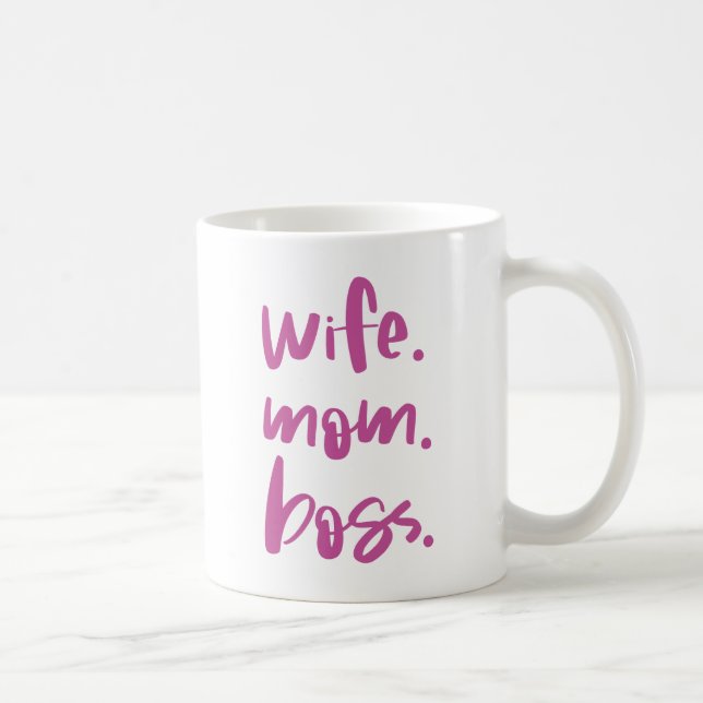 Taza De Café Mujer. Mamá. Jefe. (Derecha)