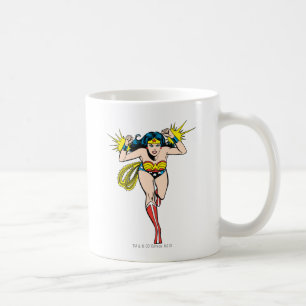 Taza De Café Mujer Maravilla Con Cuchillos
