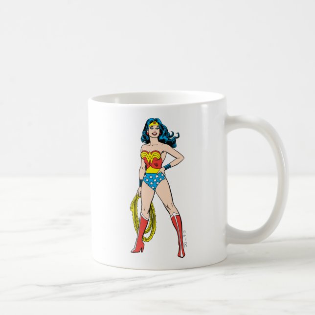 Taza De Café Mujer Maravilla de pie (Derecha)