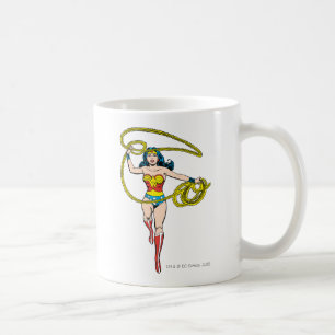 Taza De Café Mujer maravilla Lasso por encima de la cabeza