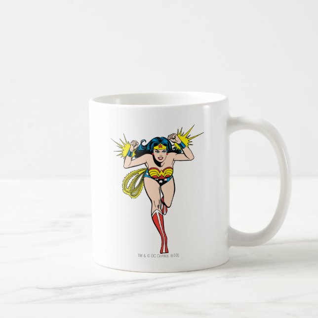 Taza De Café Mujer Maravilla Reloñando Esposas (Derecha)