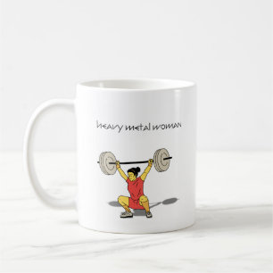 Taza De Café Mujer Metalizado fuerte (Cuartada)