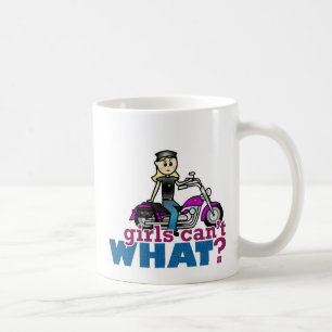 Taza De Café Mujer motociclista