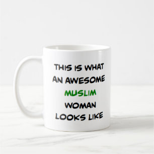 Taza De Café mujer musulmana, increíble