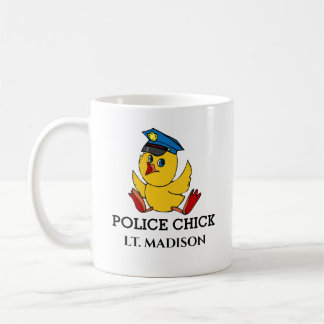 Taza De Café Mujer policial