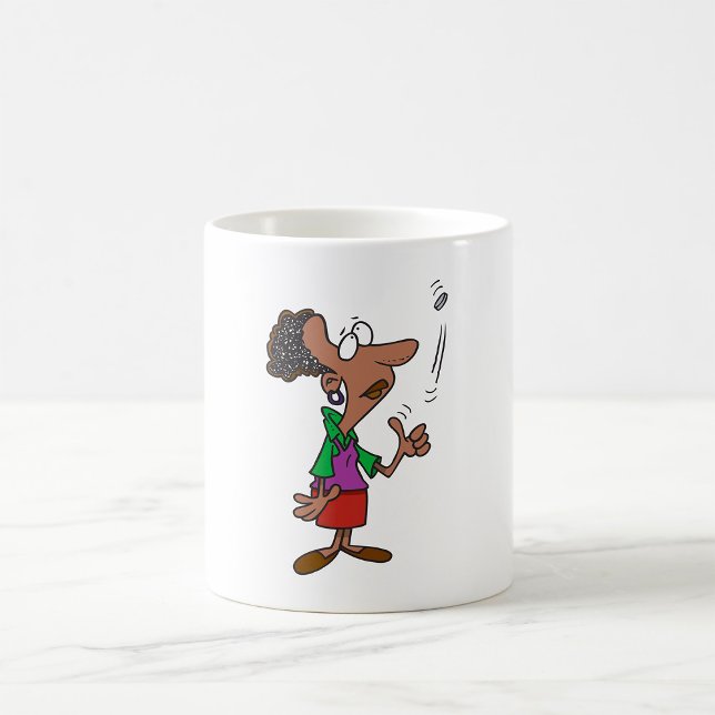 Taza De Café Mujer Que Se Sumerge En Una Moneda (Subido por el creador)