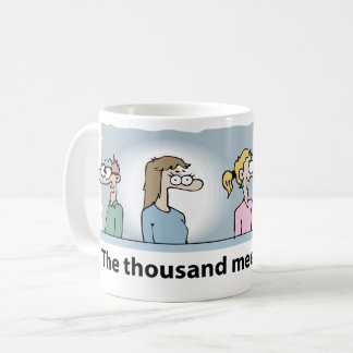 Taza De Café Mujer reunida con zombi