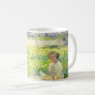 Taza De Café Mujer sentada por Claude Monet
