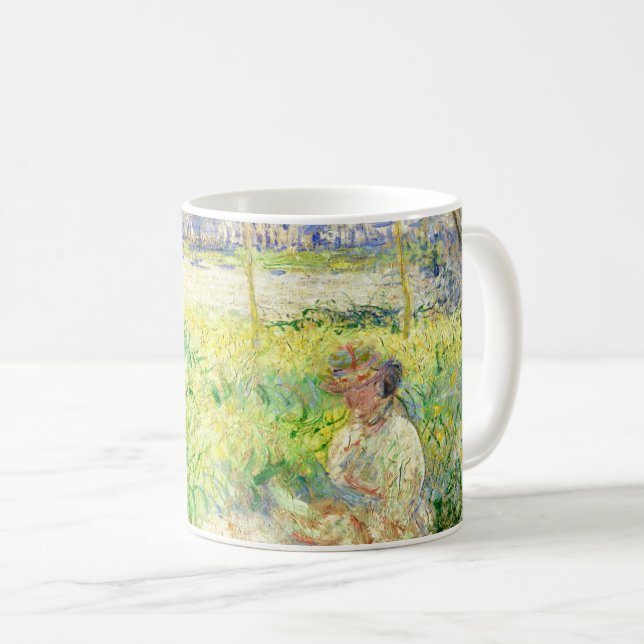 Taza De Café Mujer sentada por Claude Monet (Anverso derecho)