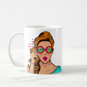 Taza De Café Mujer sorprendida