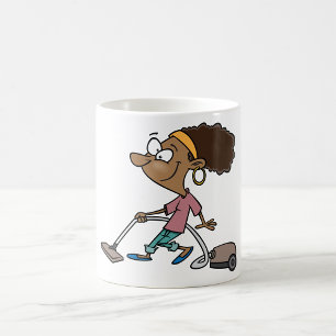 Taza De Café Mujer Vacunando