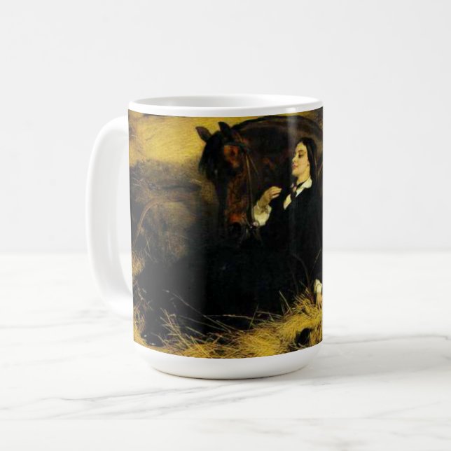 Taza De Café Mujer y caballo (Anverso izquierdo)