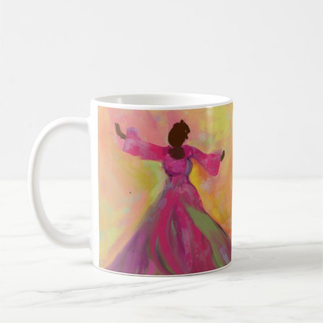 Taza De Café Mujeres africanas bailando con mujeres (Izquierda)