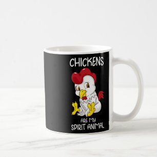Taza De Café Mujeres Animal Espiritual Gallina Granjera de Poll