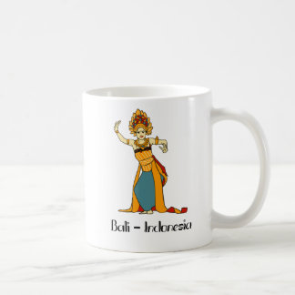 Taza De Café Mujeres balinesas bailando en Indonesia