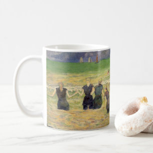 Taza De Café Mujeres Bañándose Dieppe de Paul Gauguin