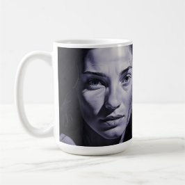 Taza De Café Mujeres "Brianna Blue" En El Carbón