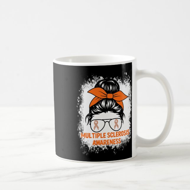 Taza De Café Mujeres Cinta naranja Ms Esclerosis Múltiple (Derecha)