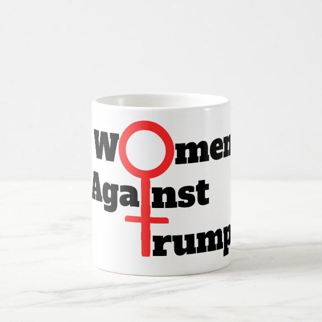 Taza De Café Mujeres contra Trump (Centro)