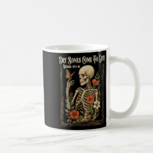 Taza De Café Mujeres Cristianas Fe Huesos Secos Vienen a la Vid