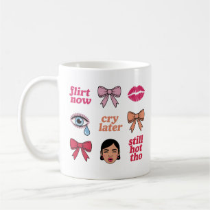 Taza De Café Mujeres De Actitud Sassy - Coqueta Desordenada