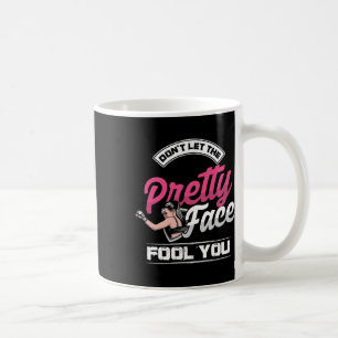 Taza De Café Mujeres de Kickboxing No Dejen que Bonita las Enga