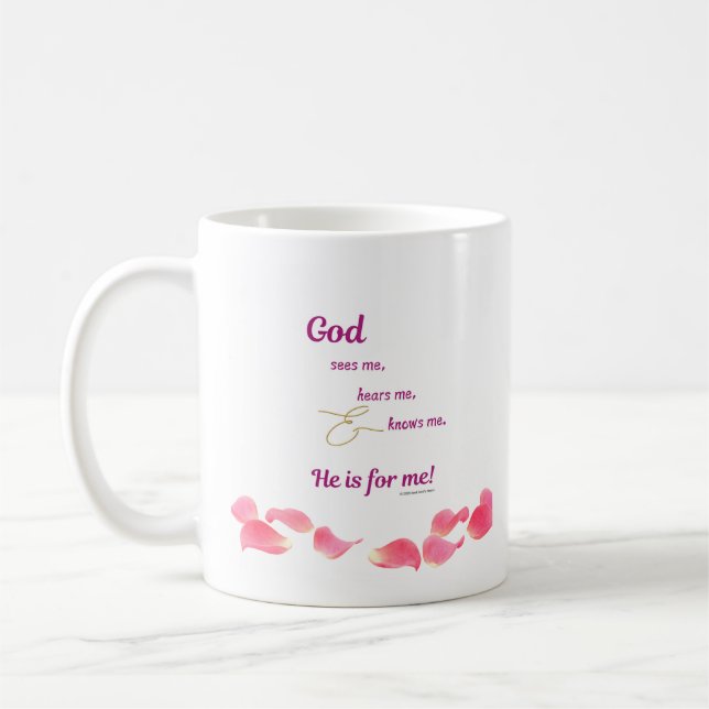 Taza De Café Mujeres - Dios me escucha-me conoce (Izquierda)