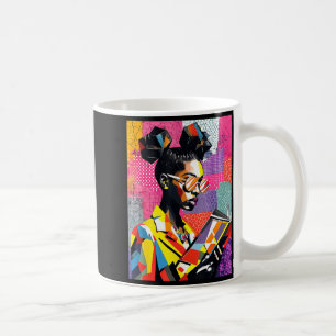 Taza De Café Mujeres educadas de la historia negra geométrica l