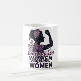 Taza De Café Mujeres empoderadas empoderan a las mujeres