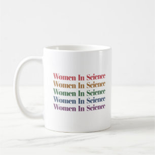 Taza De Café Mujeres En Ciencia, Maestría En Ciencia, Amante De