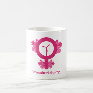 Taza De Café Mujeres en Energía Eólica – Regalo Feminista