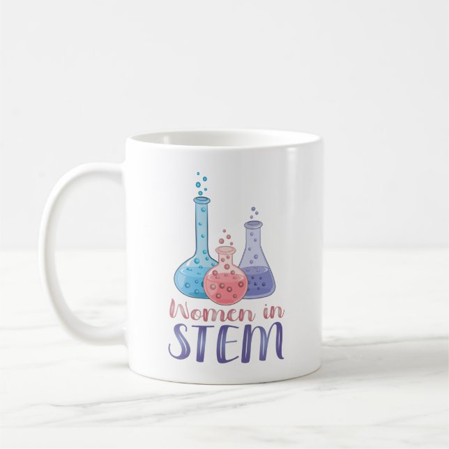 Taza De Café Mujeres en STEM (Izquierda)