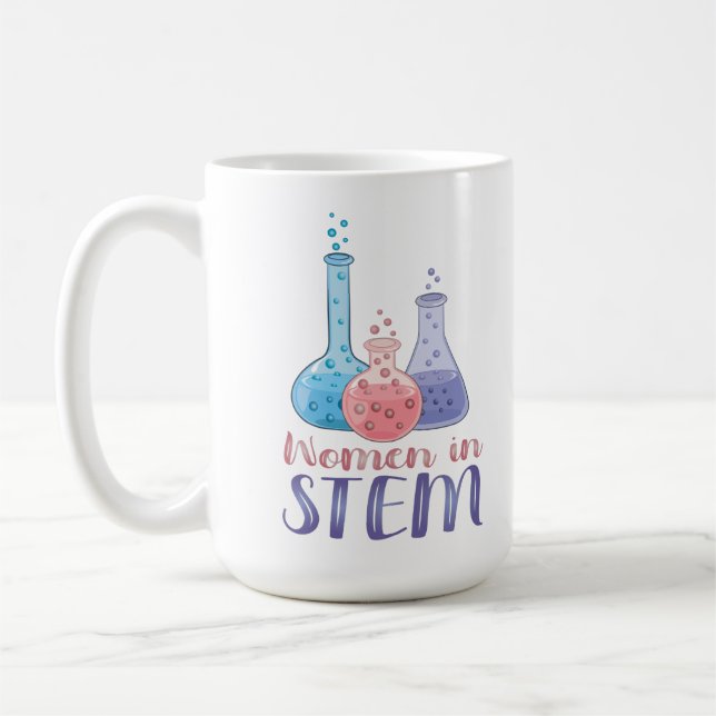 Taza De Café Mujeres en STEM (Izquierda)