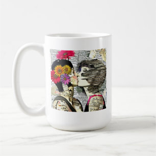 Taza De Café Mujeres enamoradas   Beso orgulloso