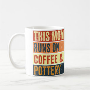 Taza De Café Mujeres Esta Mamá Funciona Con Café Y Arcilla De C