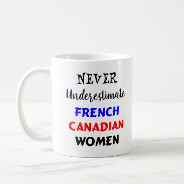 Taza De Café mujeres francesas de canadá (Izquierda)